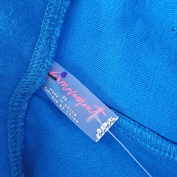 NWOT Free People Movement Flurry Pants Cloud Burst Combo Women’s size XS - Picture 7 of 13